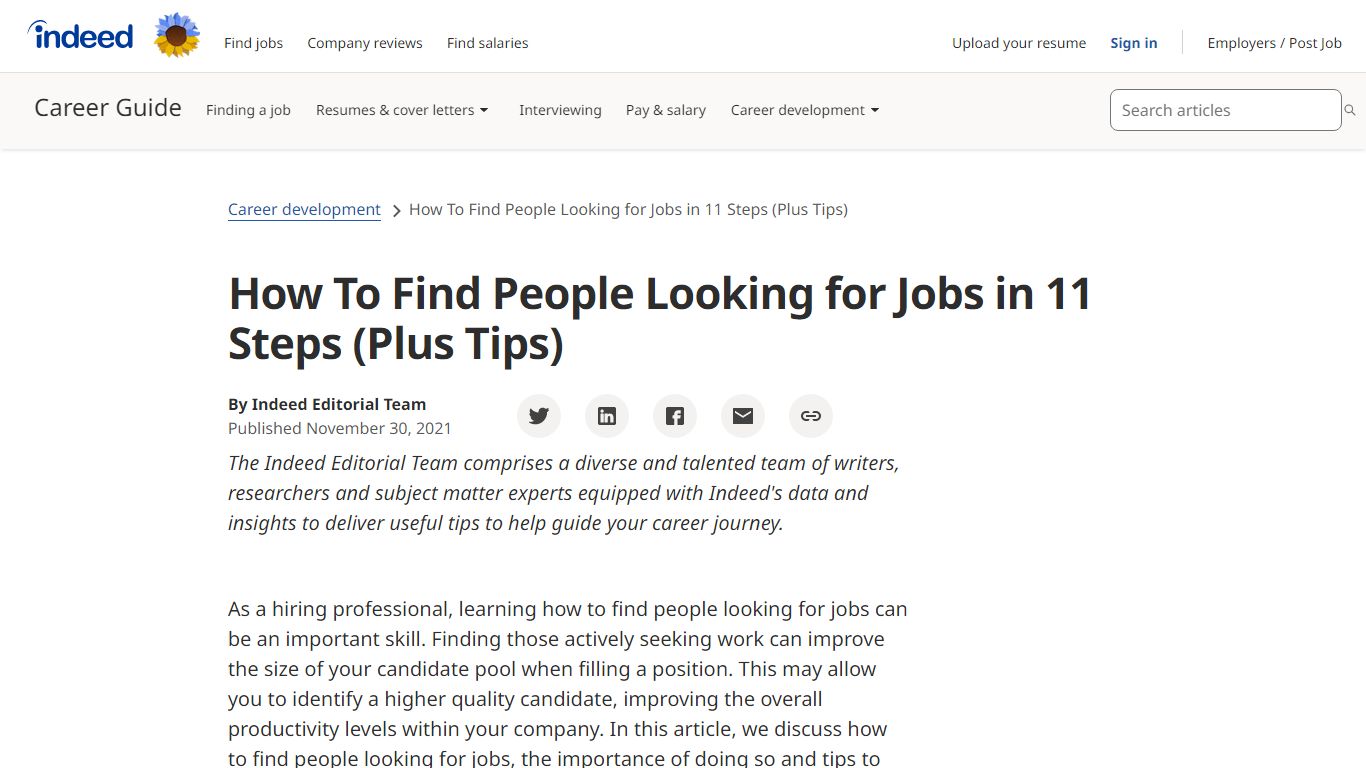 How To Find People Looking for Jobs in 11 Steps (Plus Tips)